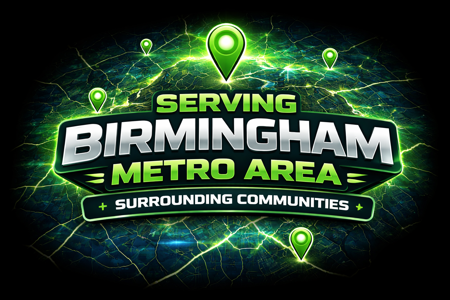 Birmingham Metro Area Service Map